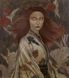 Katarzyna Kołtan, Nanette, 2024, 2024, tempera żółtkowa, płyta