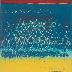 Summer Rain, 2020 by Marcin Wygoda, 2020, akryl, płótno, sold May 2024
