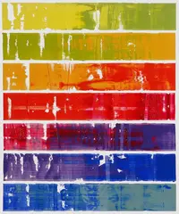 Bartek Pszon, Abstract lines VI, 2015, 2015, olej, płótno