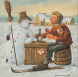 Dariusz Miliński, Bez tytułu, 2008, 2008, olej, płótno