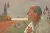 Wlastimil Hofman, Autoportret artysty. Przemijanie, 1958 r.