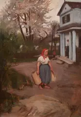 Włodzimierz Tetmajer, Przed Tetmajerówką, olej, płótno dublowane 115