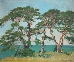Alfred Terlecki, Hel, 1922, 1922, olej, płótno
