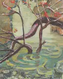 Józefa Wnuk, Z cyklu „Radunia”, 1979, 1979, tempera, karton, 42
