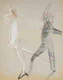 Teresa Pągowska, Bez tytułu, 1982, 1982, pastel, papier