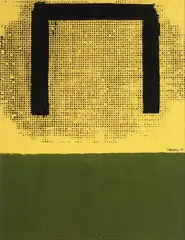 Józef Hałas, Bez tytułu, 2001, 2001, gwasz, papier