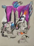 Jak być kochaną, 1982 by Hanna Bakuła, 1982, pastel, papier, sold Apr 2024