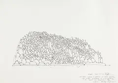 Andrzej Fogtt, Wyspa, 2003, 2003, tusz, papier