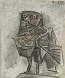 Sowa by Pablo Picasso, litografia, papier, sold Apr 2024