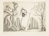 Janusz Bersz, Bez tytułu, akwaforta, papier, 17