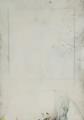 Obszar by Jan Ziemski, monotypia, papier, 66, sold Apr 2024