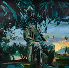 Jan Szczepkowski, Wieczór, 2018, 2018, olej, płótno