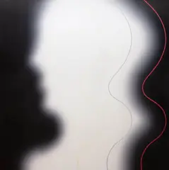 Z cyklu 'Profile' by Mariusz Kułakowski, olej, płótno, sold Mar 2024