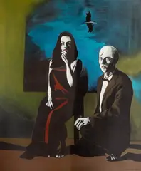 Antoni Fałat, Bez tytułu (Miłość), 1985, 1985, akryl, płótno