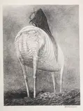 Bez tytułu by Zdzisław Beksiński, fotografia czarno-biała (vintage print), papier barytowy, 26, sold Mar 2024