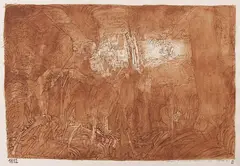 Jerzy Stajuda, Bez tytułu, "tusz, akwarela, papier