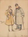 Karol Kossak, Rozmowa