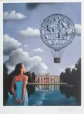 Życie to jesienny dzień gdy odlatują ptaki by Rafał Olbiński, inkografia, papier, 28, sold Mar 2024