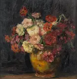 Elisabeth Schmook, Martwa natura, olej, płótno