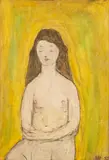 Józef Hałas, Dziewczyna na żółtym tle, 1952 r.