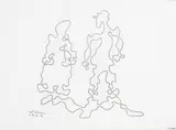 Władysław Strzemiński, Bezdomni, z cyklu 'Białoruś Zachodnia', 1939/1985, akwaforta, papier czerpany, 29