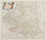 Franz Anton Schrämbl, Generalkarte von Polen, Litauen und den Angreaenzenden Laendern, Mapa ziem Rzeczpospolitej, stan pierwszy, Wiedeń 1788miedzioryt kolorowany liniowo, cztery połączone arkusze