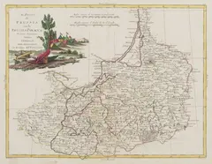 Antonio Zatta, Il Regno di Prussia con la Prussia Polacca…, Mapa Prus pochodząca z „Atlante novissimo illustrato”, Wenecja 1781 miedzioryt kolorowany w epoce, 32