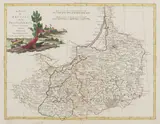 Antonio Zatta, Il Regno di Prussia con la Prussia Polacca…, Mapa Prus pochodząca z „Atlante novissimo illustrato”, Wenecja 1781 miedzioryt kolorowany w epoce, 32