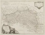 Spadkobiercy Homanna, Carte de la Pologne autrichienne contenant la Russie Rouge…, Mapa ziem Rzeczpospolitej, 1775, wyd. Paolo Santini i Giuseppe Antonio Remondini, Wenecja 1776-1784 miedzioryt kolorowany liniowo, 45