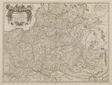 Nicolas Sanson d'Abbeville, Tabula nova totius Regni Poloniae…, Mapa ziem Rzeczpospolitej, wyd. Nicolaes Visscher II, stan trzeci, Amsterdam ok. 1700 miedzioryt