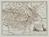 Der Königlichen Republik Polen Woiwodschaften Posen, Kalisz, Gnesen… by Franz Johann Joseph von Reilly, Mapa Wielkopolski pochodząca z „Schauplatz der Fünf Theile Der Welt ...”, Wiedeń 1789 miedzioryt kolorowany liniowo, sold Feb 2024