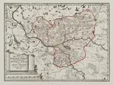 Der Königlichen Republik Polen Woiwodschaften Plotzk und Masau… by Franz Johann Joseph von Reilly, Mapa Mazowsza pochodząca z “Schauplatz der Fünf Theile Der Welt ...”, Wiedeń, 1789 miedzioryt kolorowany w epoce, 22, sold Feb 2024