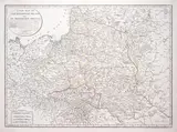 Robert Sayer, A new map of the Kingdom of Poland, Mapa ziem Rzeczpospolitej pochodząca z “A general atlas describing the whole universe”, stan pierwszy, wyd. Robert Sayer, Londyn, 1787 miedzioryt kolorowany liniowo, 49