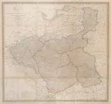 Friedrich Bernhard Engelhardt, Karte von dem Koenigreich Pohlen, Gross Herzogthum Posen…, Mapa ziem Rzeczpospolitej, wyd. Simon Schropp, Berlin 1831 litografia kolorowana liniowo w epoce, papier naklejony na płótno