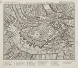 Guillaume Dheulland, Plan de la ville de Breslaw, Plan Wrocławia pochodzący z „Theatre de la guerre presente en Allemagne”, 1758 miedzioryt, 15