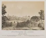 Napoleon Orda, Firlejowszczyzna pod Lublinem, wyd. Zakład Litograficzny Maksymiliana Fajansa, Warszawa, 1882-1883 litografia tonowana, wym. widoku 19