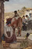Antoni Jezierski, Ostatnia chudoba, 1892 r., 1892, olej, płótno dublowane, 63