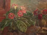 Maurycy Trębacz, Martwa natura, olej, sklejka, 48