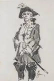 Antoni Suchanek, Hrabia Almaviva z Wesela Figara, oołówek, papier, 31