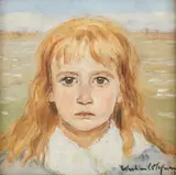 Wlastimil Hofman, Portret dziewczynki, 1921 r.