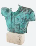 Helios by Igor Mitoraj, brąz, kamień, sold Jan 2024