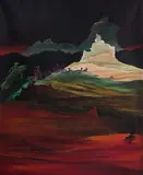 Marcin Niziurski, Pielgrzymka, 1982, 1982, olej, płótno