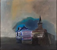 Stanisław Rodziński, Z Rosji, 1990, 1990, olej, płótno