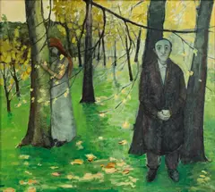 Andrzej Umiastowski, Rozstanie, 1992, 1992, olej, płótno