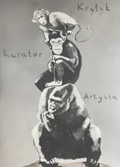 The Krasnals, Piramida zwierząt. Na podstawie pracy Katarzyny Kozyry, 2011, 2011, serigrafia, płótno
