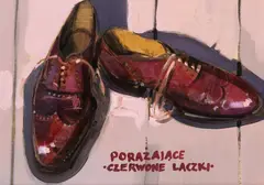 Jan Wołek, Porażające czerwone laczki, 1995, 1995, olej, płótno