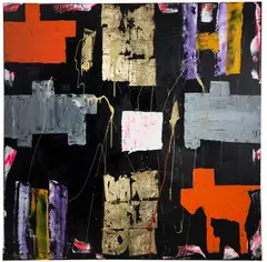 Paulina Robotycka, Mindfulness Be thankful for the little things, 2023, 2023, akryl, olej, płótno