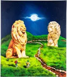 Mountain lions, 2023 by Paulina Zalewska, 2023, akryl, płótno, sold Oct 2023
