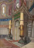 Wlastimil Hofman, Mihrab w Hagia Sophia, 1940 r.