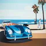 Jakub Napieraj, Riviera Delle Palme, 2023, 2023, akryl, płyta